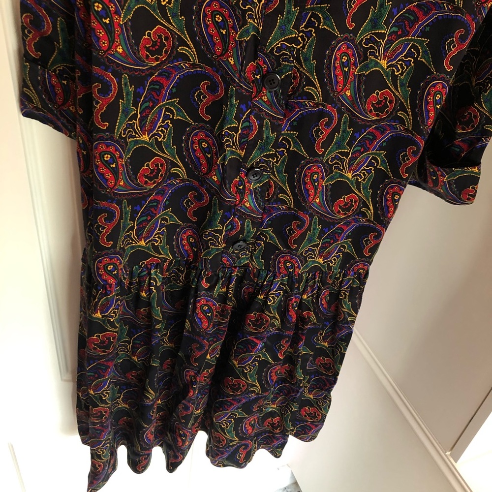 Silk vintage dress gorgeous - Picture 8 of 8